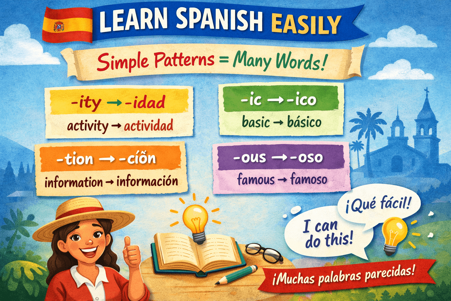 Learning Spanish the Easy Way: Simple Patterns